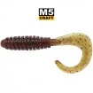 Fairy tail 1.0"/25 мм, цвят Brown Green Силиконови примамки M5 Craft Fairy tail 2.5 см - 10 броя в опаковка
