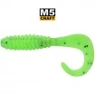 Fairy tail 1.0"/25 мм, цвят Chart Green Apple Силиконови примамки M5 Craft Fairy tail 2.5 см - 10 броя в опаковка