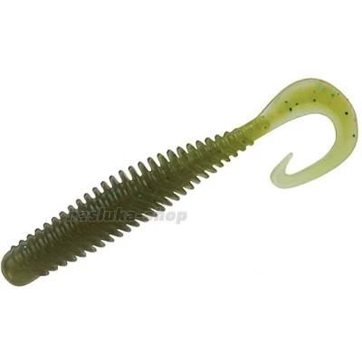 Силиконови примамки M5 Craft Fury 2.4" Green Melon, 7 бр.