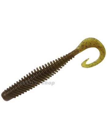 Силиконови примамки M5 Craft Fury 3.0" Brown Green, 5 бр.
