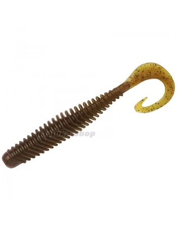 Силиконови примамки M5 Craft Fury 2.4" Brown Pumpkin, 7 бр.