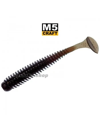 Силиконови примамки M5 Craft Jib 3.0" Brown Pumpkin, 7 бр.