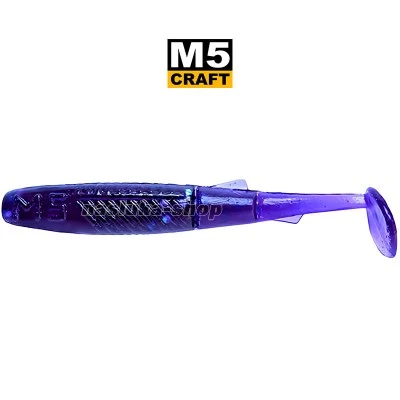 Силиконови примамки M5 Craft Joker Shad 1.5"/38 мм, цвят Violet, 10 бр.