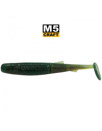 Силиконови примамки M5 Craft Joker Shad 2.0"/64 мм, цвят Motor Oil Classic, 8 бр.