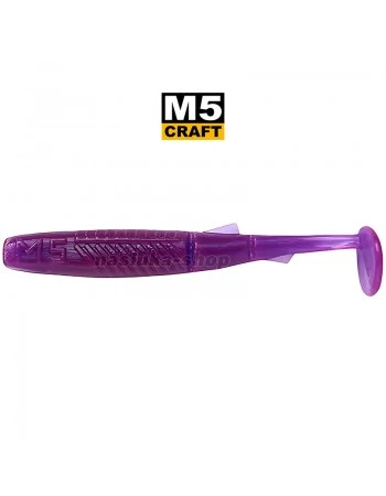 Силиконови примамки M5 Craft Joker Shad 1.5"/38 мм, цвят Lox Lilac, 10 бр.