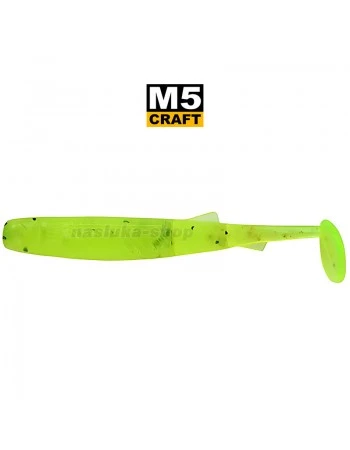 Силиконови примамки M5 Craft Joker Shad 2.0"/64 мм, цвят Chart Blake Flake, 8 бр.