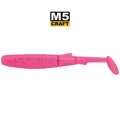 Силиконови примамки M5 Craft Joker Shad 2.0"/64 мм, цвят Pink Bubble, 8 бр.