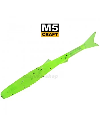 Силиконови примамки M5 Craft Joker 2.3" Chart Black FLake, 8 бр.