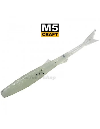 Силиконови примамки M5 Craft Joker 2.3" White Pearl, 8 бр.