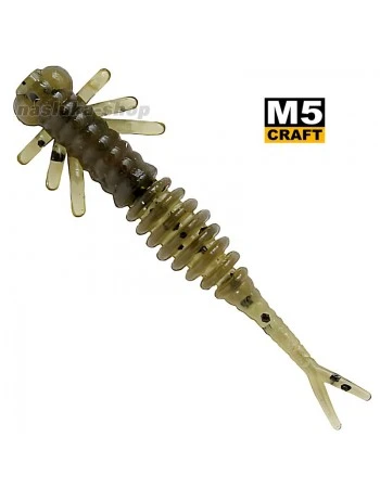 Силиконови примамки M5 Craft Kozyavka 2.0" Green Pumpkin, 7 бр.