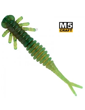 Силиконови примамки M5 Craft Kozyavka 2.0" Motor Oil Classic, 7 бр.