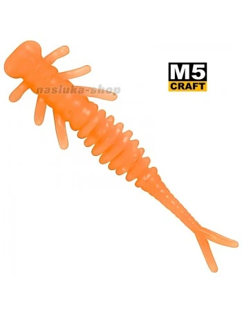 Силиконови примамки M5 Craft Kozyavka 1.2" Orange Carrot, 10 бр.