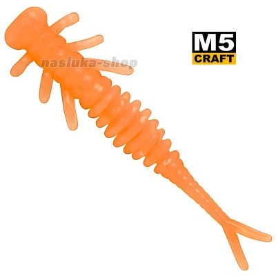 Силиконови примамки M5 Craft Kozyavka 1.2" Orange Carrot, 10 бр.