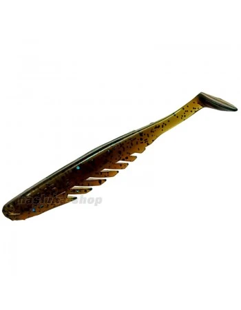 Силиконови примамки M5 Craft Monster Shad 4.0" Motor Oil Red, 4 бр.