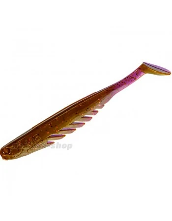Силиконови примамки M5 Craft Monster Shad 4.0" Lox Dark, 4 бр.