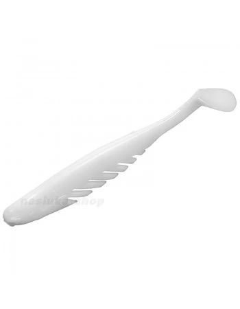 Силиконови примамки M5 Craft Monster Shad 4.0" White, 4 бр.