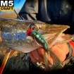 Силикони за Риболов на пъстърва M5 Craft Turbo Crayfish 2.0" Chart Neon Flake