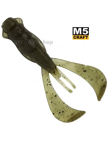Силиконови примамки M5 Craft Turbo Crayfish 2.0" Green Pumkin, 7 бр.