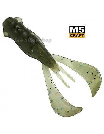 Силиконови примамки M5 Craft Turbo Crayfish 2.8" Green Melon, 6 бр.