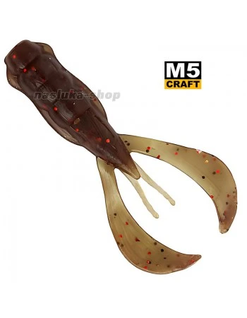 Силиконови примамки M5 Craft Turbo Crayfish 2.0" Brown Green, 7 бр.