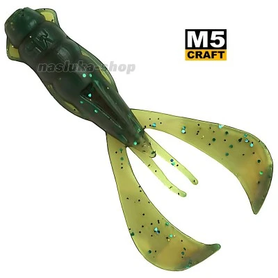 Turbo Crayfish 2.0" Motor Oil Classic Силиконови примамки M5 Craft Turbo Crayfish 2.0" Motor Oil Classic, 7 бр.