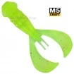 Turbo Crayfish 2.0" Chart Neon Flake Силикони за Риболов на пъстърва M5 Craft Turbo Crayfish 2.0" Chart Neon Flake