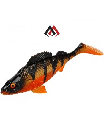 Силиконови шадове Mikado MFT Perch, 10см, цвят Gold Perch, 4 бр.