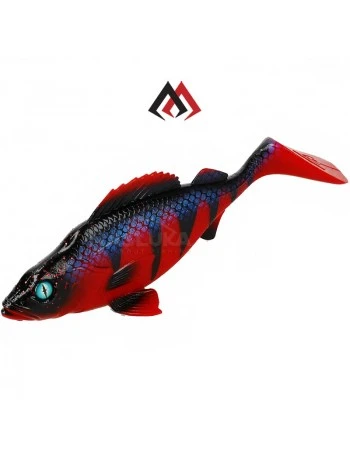 Силиконови шадове Mikado MFT Perch, 10см, цвят Red Perch, 4 бр.
