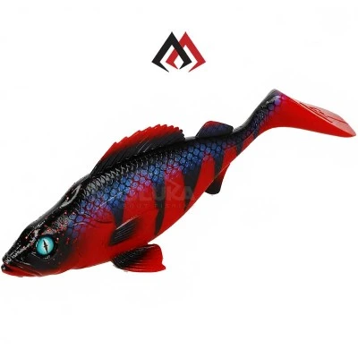 Силиконови шадове Mikado MFT Perch, 10см, цвят Red Perch, 4 бр.