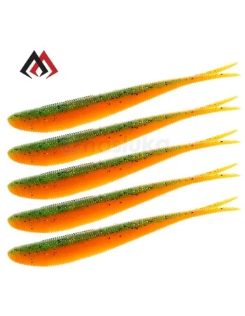 Силиконови примамки Mikado Saira, 12см, цвят 343, 5 бр.