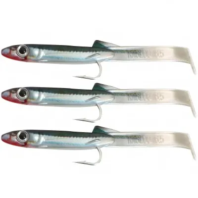 Силиконови примамки Ragot Raglou 3D, 85 мм, цвят LC, 3 бр.