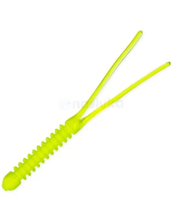 Силиконови морски червеи Hopper Tail - Yellow, 52мм, 12 бр.