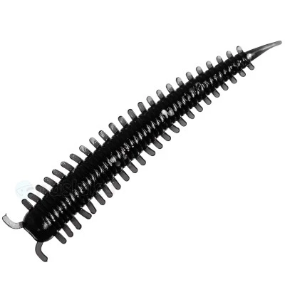 Силиконови морски червеи SandWorm - Black, 38мм, 8 бр.