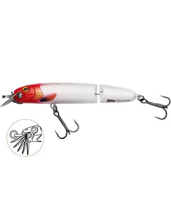 Двуделен потъващ воблер Abu Garcia Beast Hi-Lo Jointed Sinking, 90 мм, 12 г, Red Head