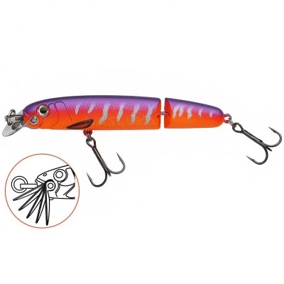 Beast Hi-Lo Jointed Sinking, 120мм/33г, Red Tiger Двуделен потъващ воблер Abu Garcia Beast Hi-Lo Jointed Sinking, 120мм/33г, Red Tiger