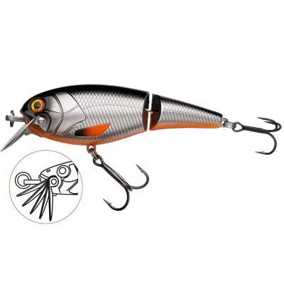 Двуделен плаващ воблер Abu Garcia Beast Hi-Lo Jointed Floating, 120 мм, 47 г, Fegis