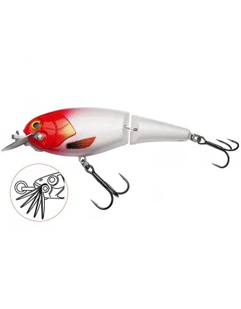Двуделен плаващ воблер Abu Garcia Beast Hi-Lo Jointed Floating, 120 мм, 47 г, Red Head