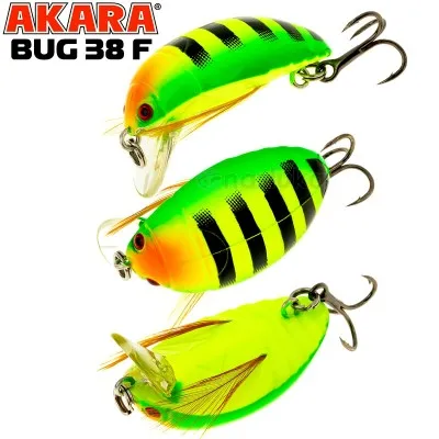 Воблер за кефал Akara Bug 38 мм, 4 г, цвят 03
