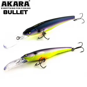 Воблер за тролинг Akara Bullet 115F, 115 мм, 16 г, цвят A79 Воблер за тролинг Akara Bullet 115F, 115 мм, 16 г, цвят A79