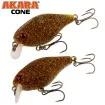 Плаващ Воблер Akara Cone 3.5 см 4.0 г цвят A221 - За спининг риболов