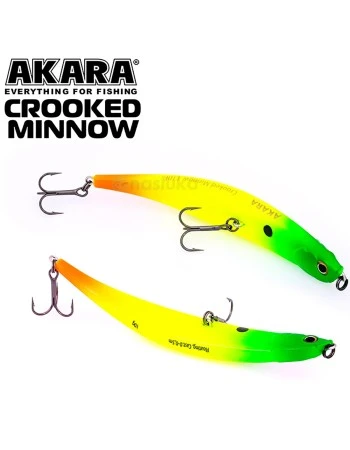 Akara Crooked Minnow - плаващ воблер 90 мм, 7 г, цвят A21
