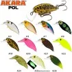 Плаващ Воблер Akara Pol 3.5 см 2.2 г цвят A225 - За спининг риболов