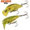 Плаващ Воблер Akara Pol 3.5 см 2.2 г цвят A224 - За спининг риболов