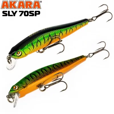 Неутрален воблер Akara Sly SP, 70 мм, 5 г, цвят А73