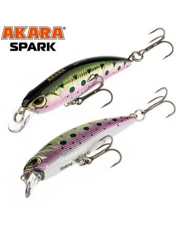 Akara Spark S, 50 мм, 3.5 г, цвят А156, Воблер за костур и пъстърва