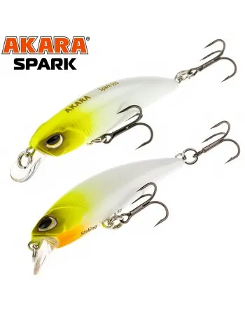 Akara Spark S, 50 мм, 3.5 г, цвят A184, Воблер за костур и пъстърва