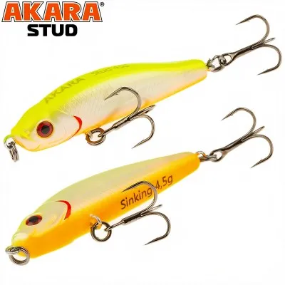 Akara Stud S, 4.5 мм, 4.5 г, цвят А125, потъващ воблер