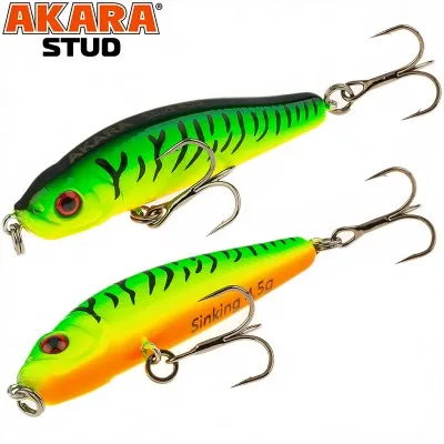 Akara Stud S, 4.5 мм, 4.5 г, цвят А68, потъващ воблер