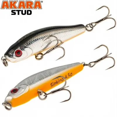 Akara Stud S, 4.5 мм, 4.5 г, цвят А83, потъващ воблер