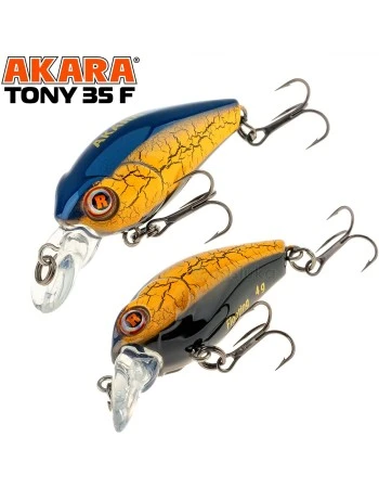 Воблер за кефал и пъстърва Akara Tony 35F, 4 г, цвят A123
